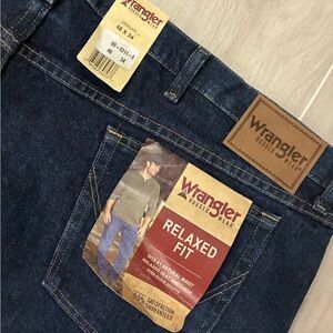 deadstock nwt wrangler rugged wear relaxed fit jeans